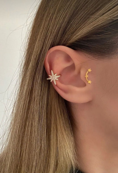 Kuzey Yıldızı Earcuff - MuffGem